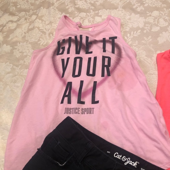 Lot of 3 Girls Size 10/12 Justice Sport Cat&Jack - Picture 10 of 12
